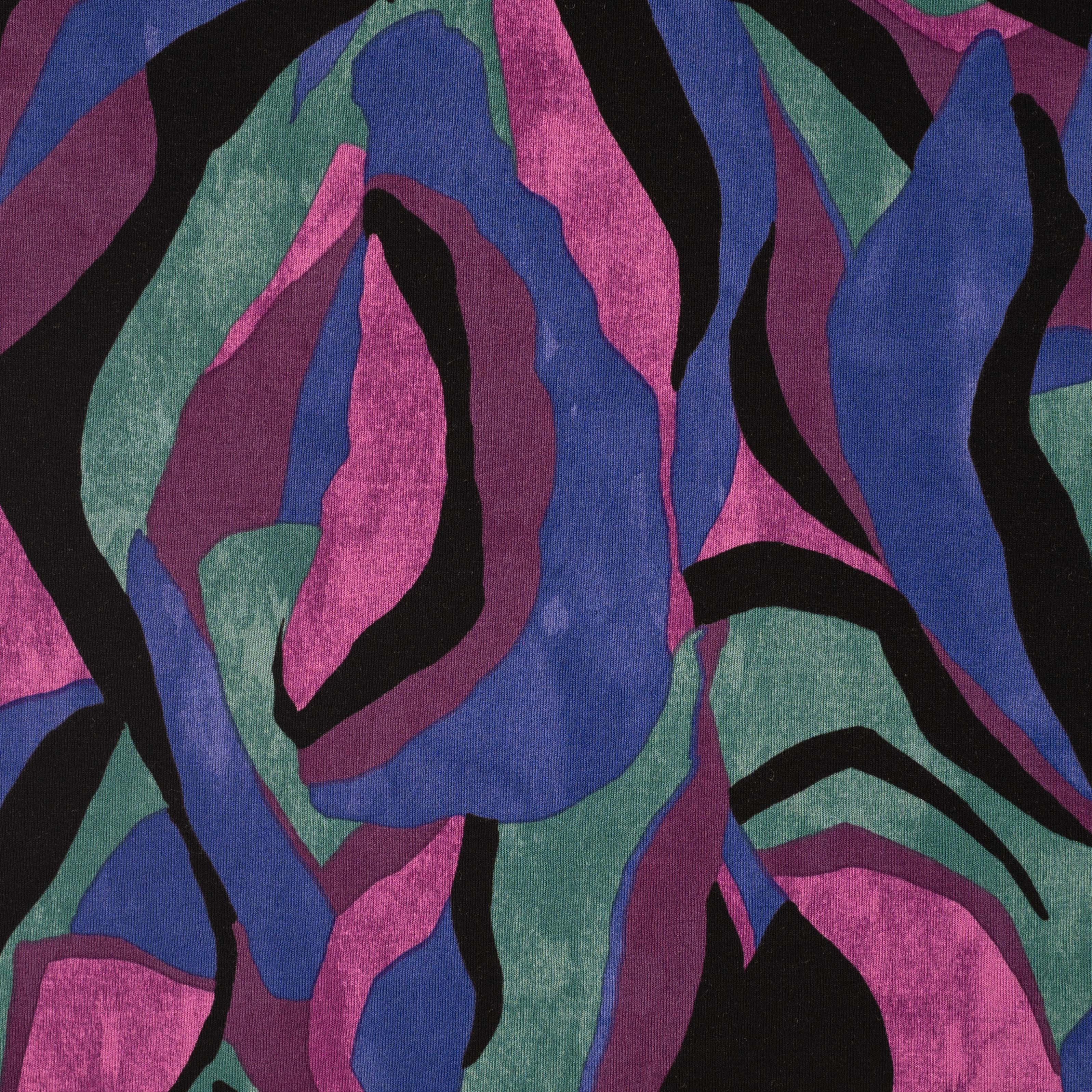 Purple Dream De Luxe Viscose Jersey Fabric