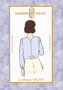 Maison Fauve - VOLATA blouse Paper Sewing Pattern