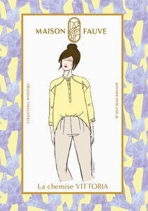 Maison Fauve - VITTORIA Blouse Paper Sewing Pattern