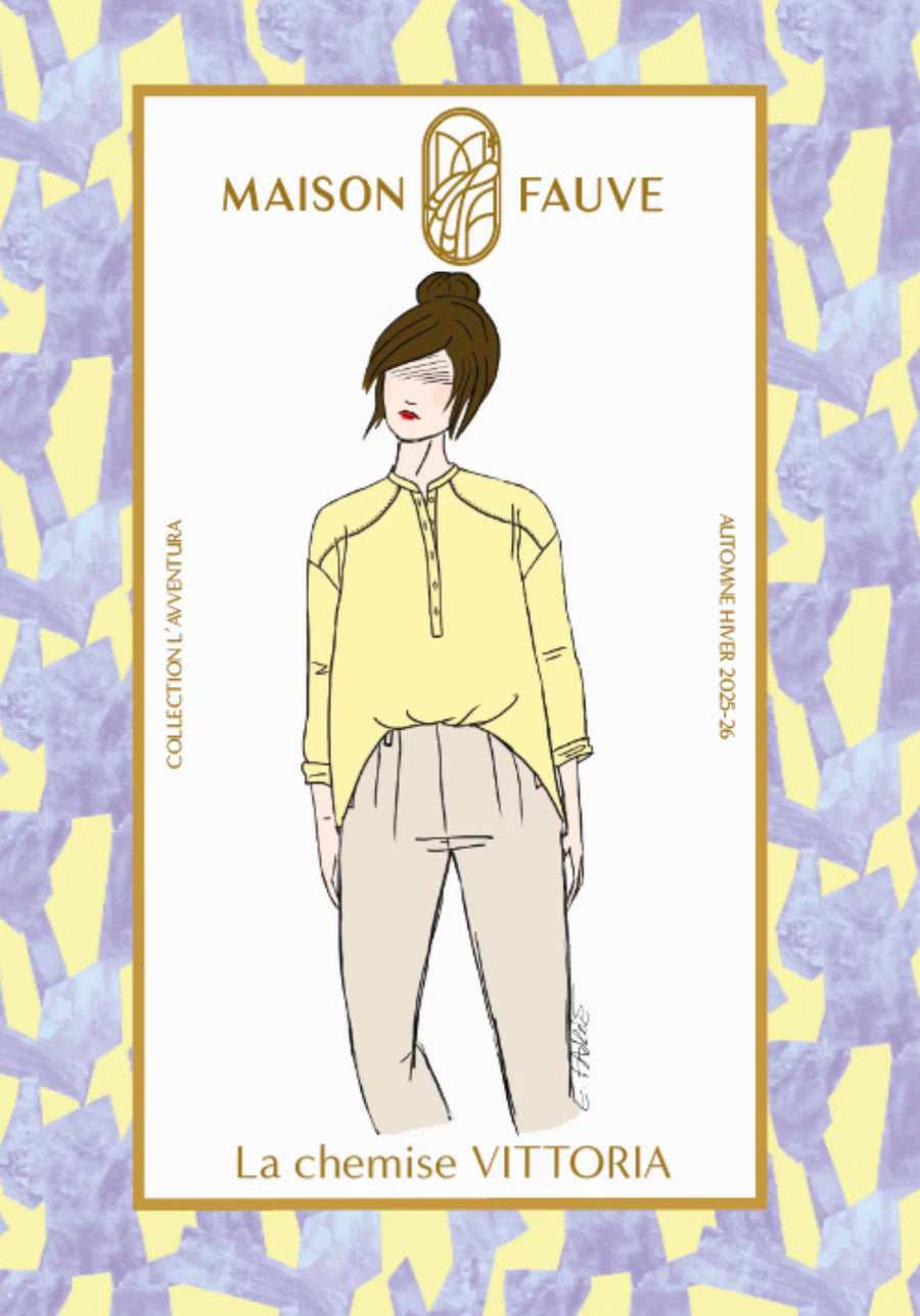 Maison Fauve - VITTORIA Blouse Paper Sewing Pattern