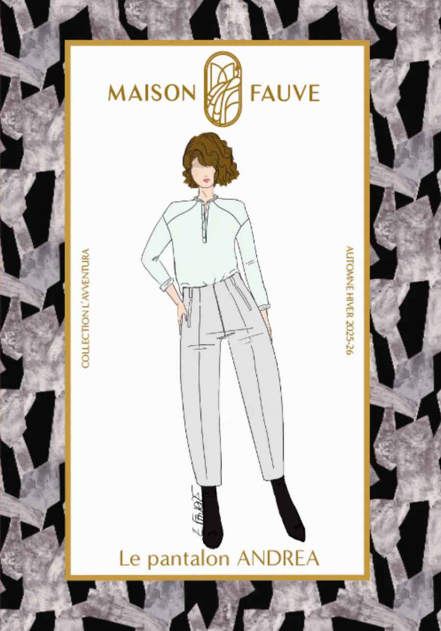 Maison Fauve - ANDREA trousers Paper Sewing Pattern