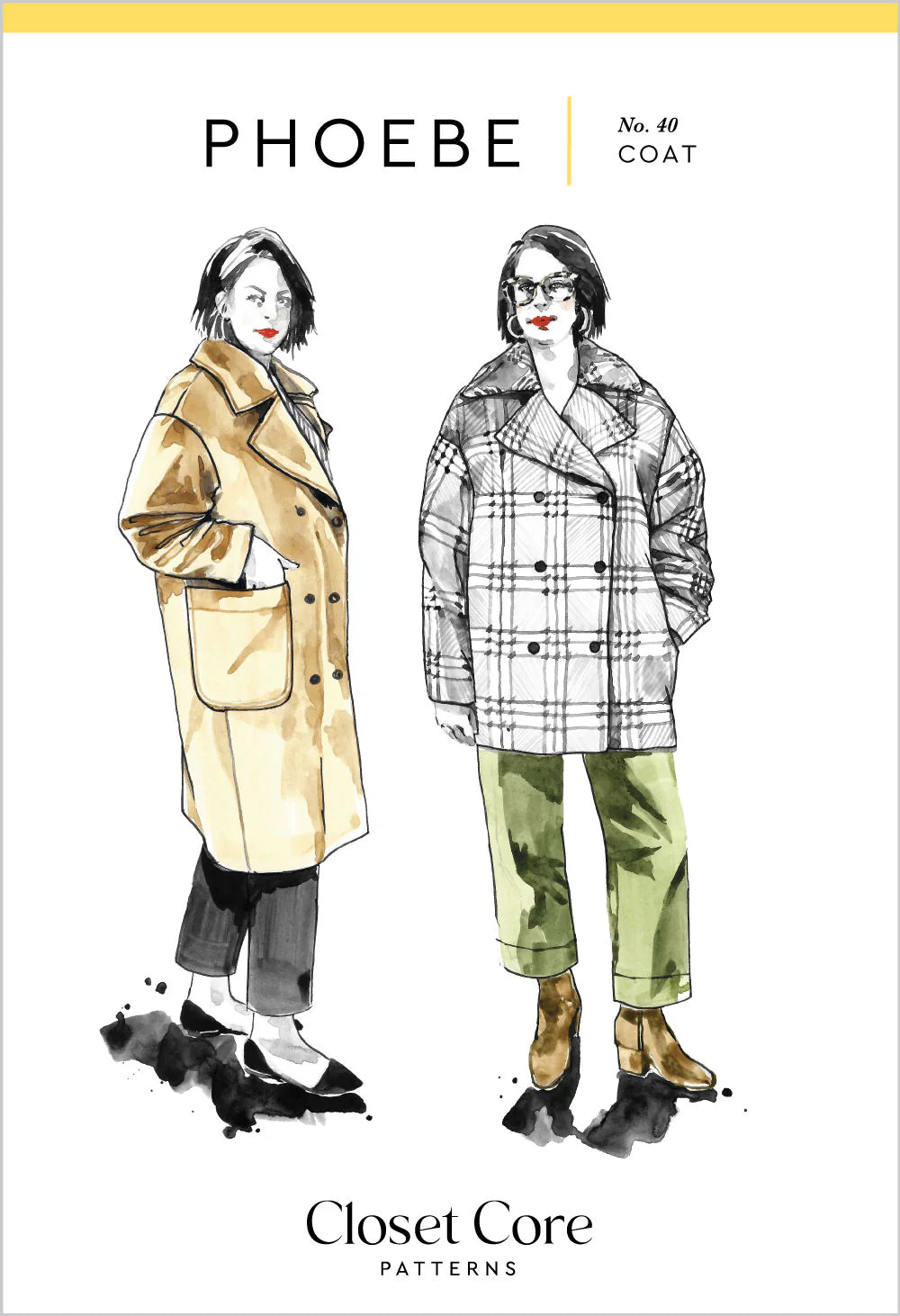 Closet Core - Phoebe Coat Sewing Pattern