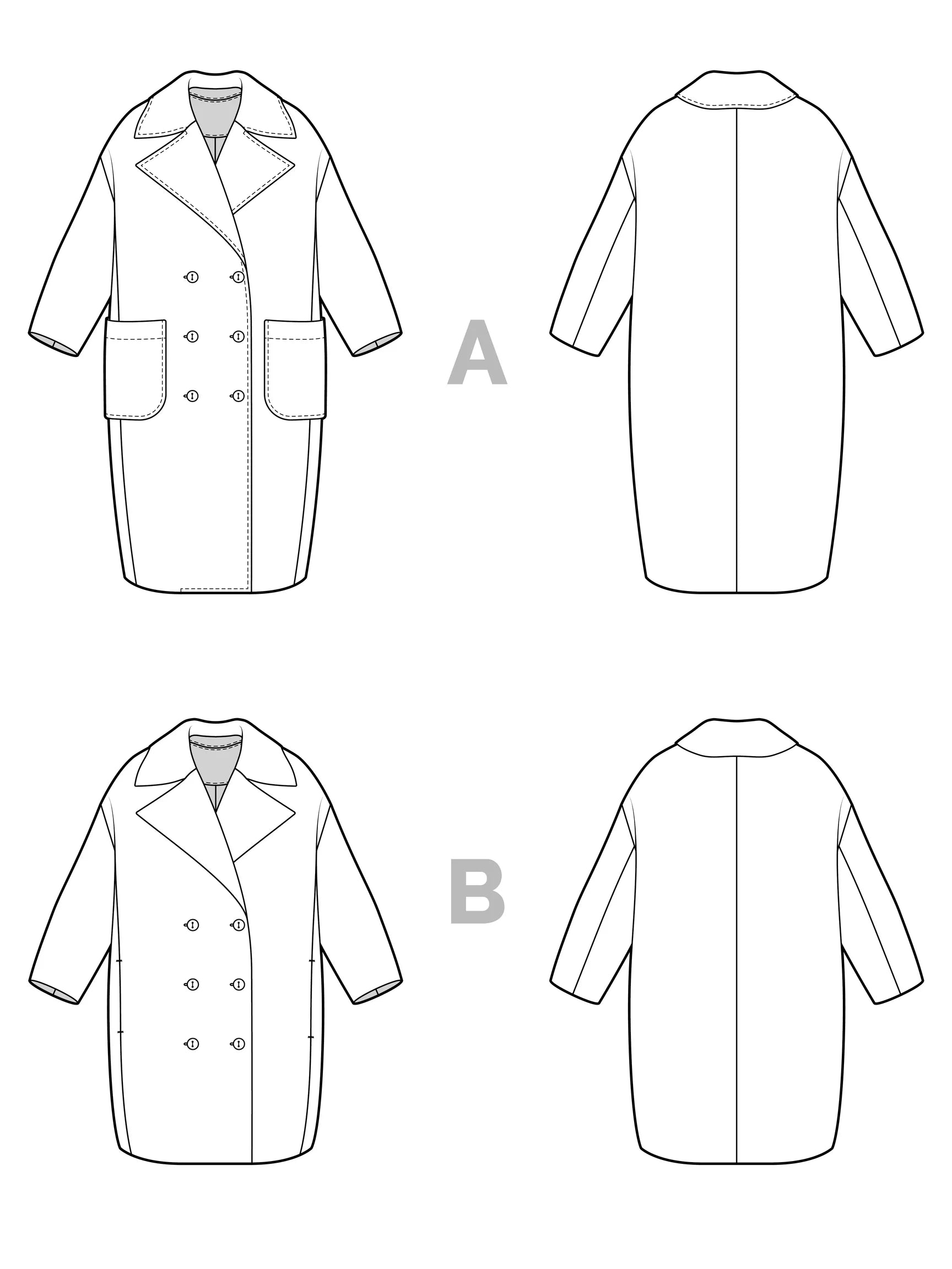 Closet Core - Phoebe Coat Sewing Pattern