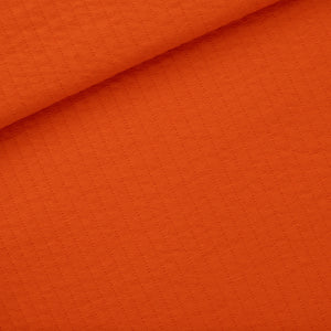 See You At Six - Flame Red Quilted Knit Extra Wide