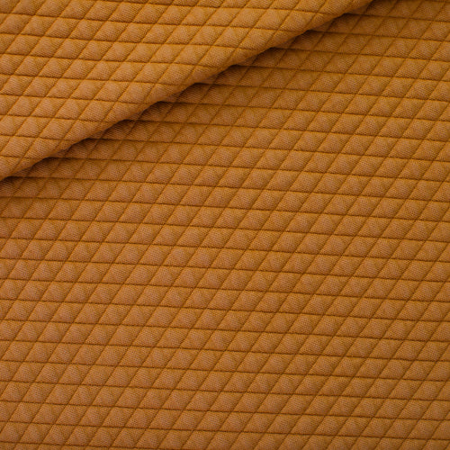 See You At Six - Buckthorn Brown Quilted Piqué Knit Extra Wide