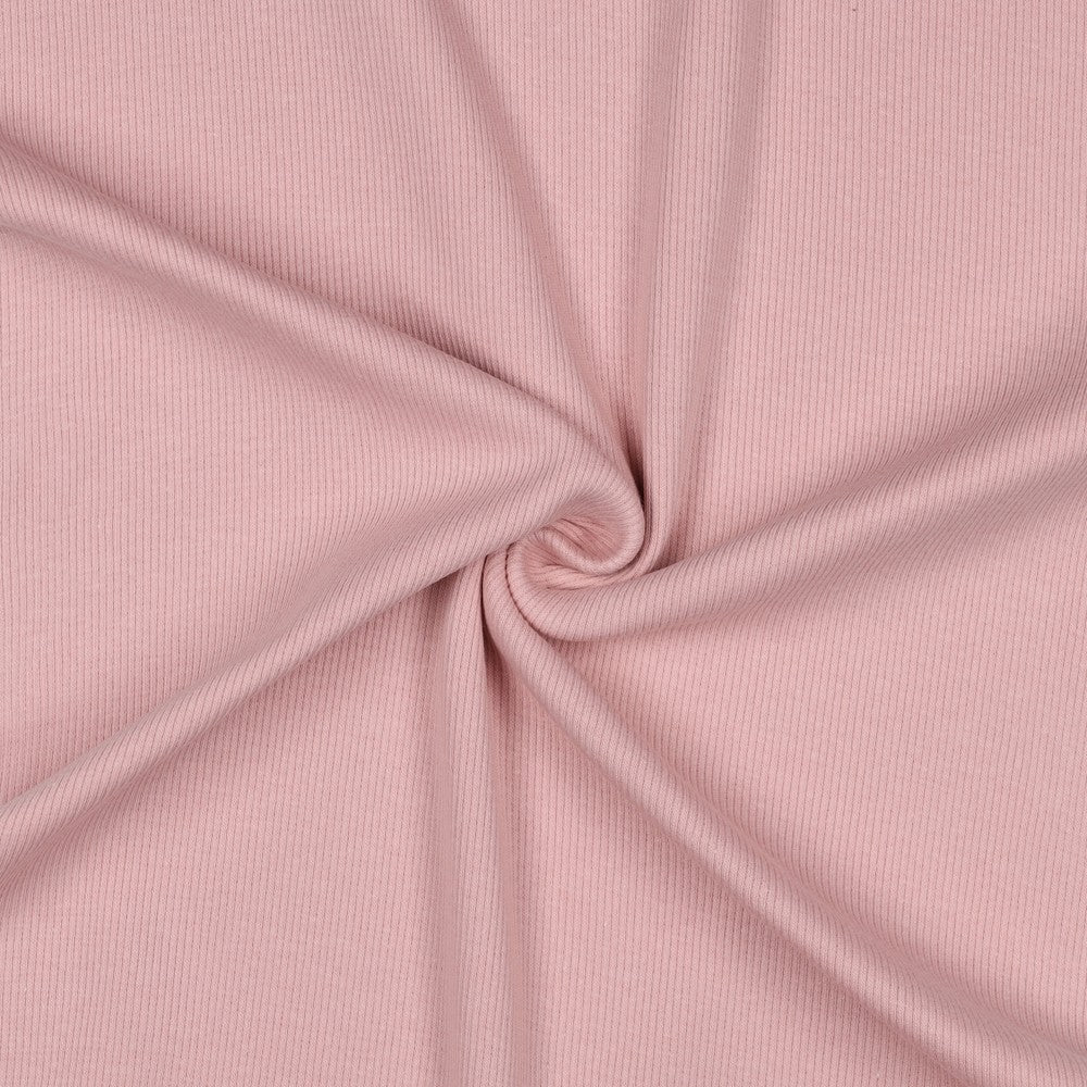 Blush Organic Ribbed Tubular Cuff Ribbing
