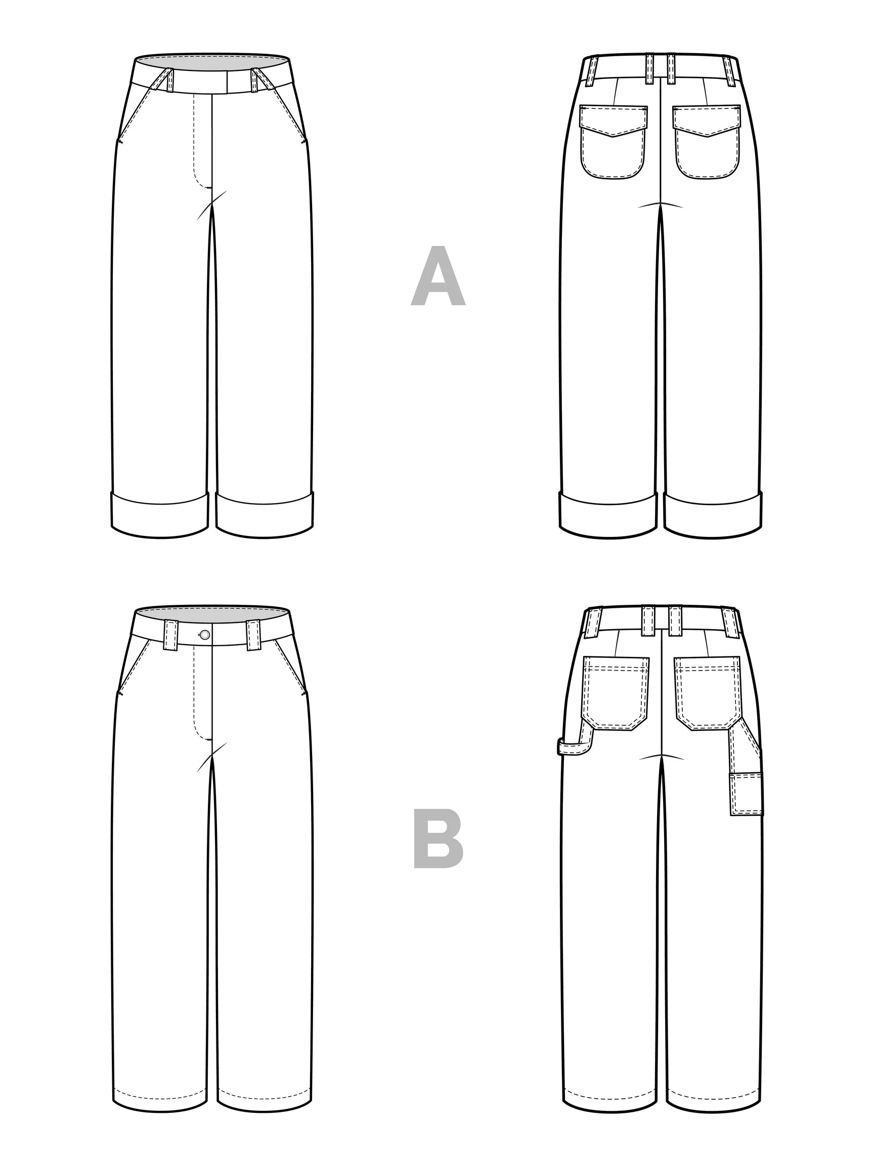 Closet Core - Rika Trousers Sewing Pattern
