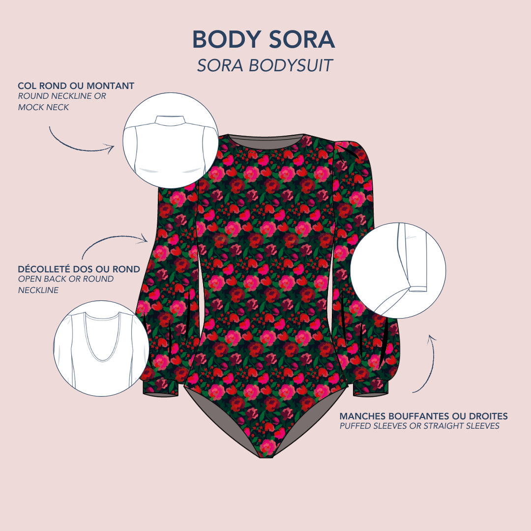 Lise Tailor - Sora Bodysuit Sewing Pattern