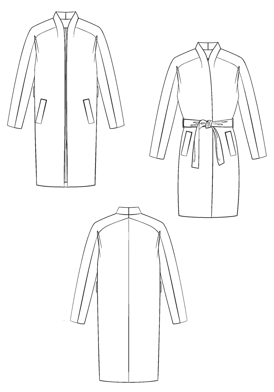 Maison Fauve - MARCELLO coat Paper Sewing Pattern