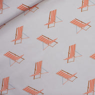 See You At Six - Beach Chairs in Barely Green Gray Soft Cotton Poplin