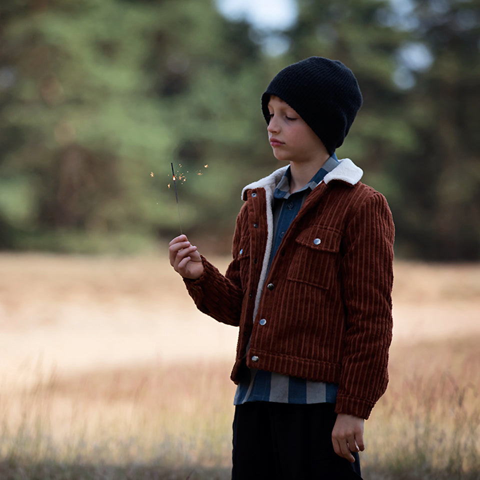 See You at Six - Rustic Brown Wide Rib Cotton Corduroy