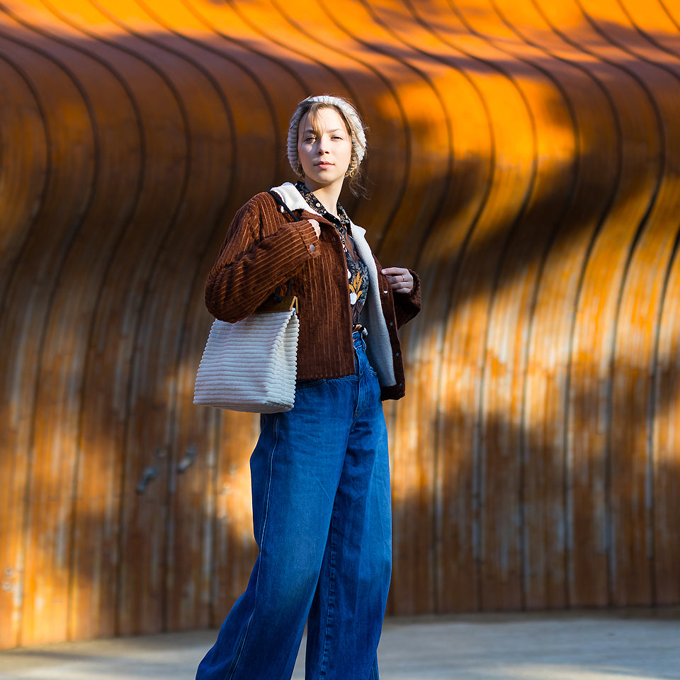 See You at Six - Rustic Brown Wide Rib Cotton Corduroy