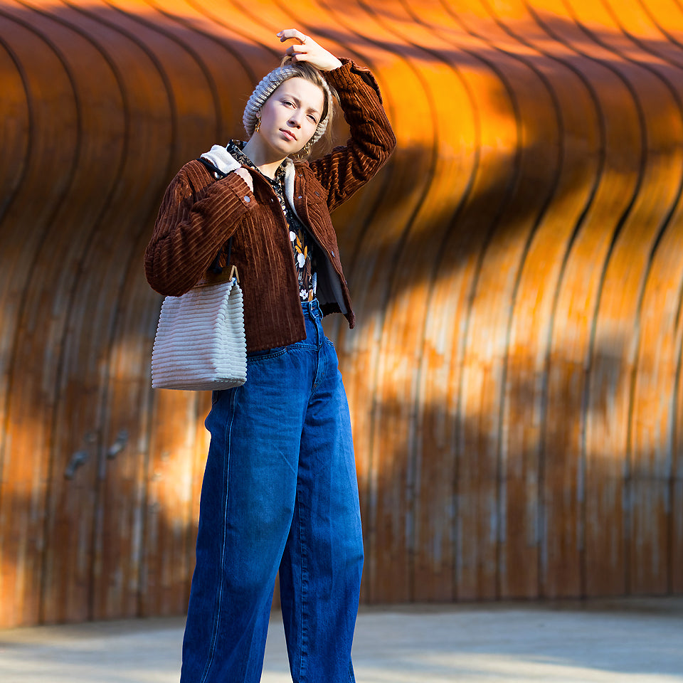 See You at Six - Rustic Brown Wide Rib Cotton Corduroy