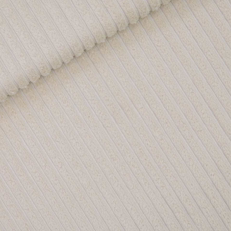 REMNANT 1.29 Metres - See You at Six - Sand Shell Wide Rib Cotton Corduroy