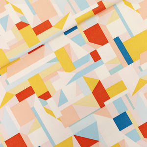 See You At Six -Cubistics Off-White Cotton Canvas Gabardine Twill
