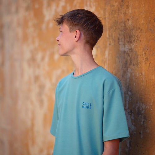 See You At Six - Dusty Turquoise Plain French Terry