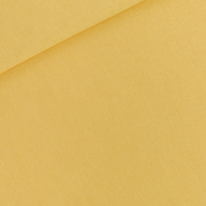 See You At Six - Misted Yellow Plain Linen Viscose Fabric