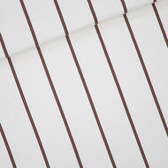 See You At Six - Verticals Grayed White French Terry