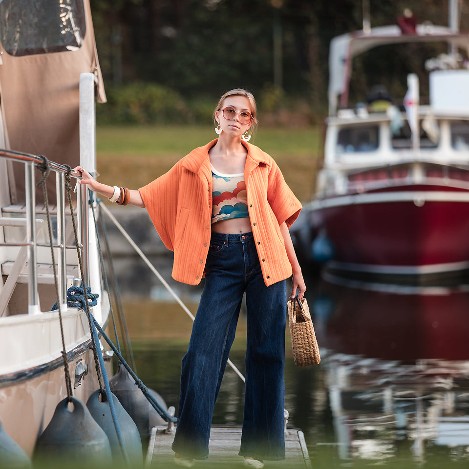 REMNANT 1.15 metre - See You At Six - Cool Clouds French Terry