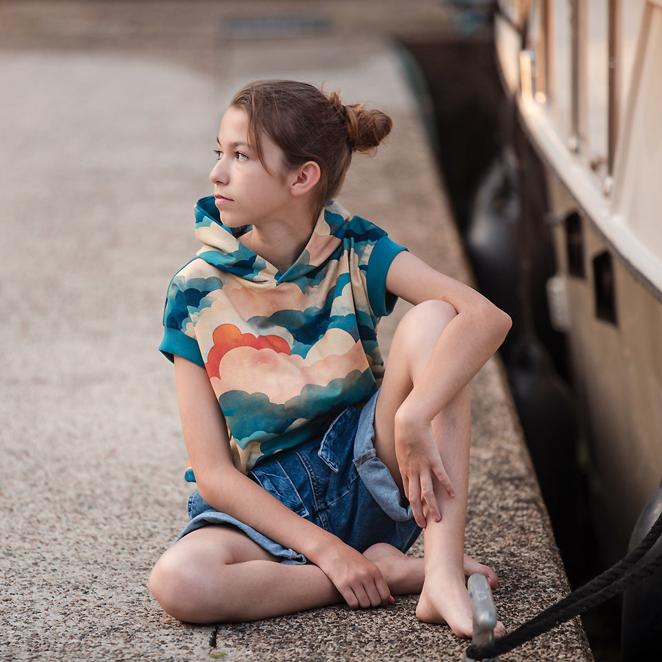 REMNANT 1.15 metre - See You At Six - Cool Clouds French Terry