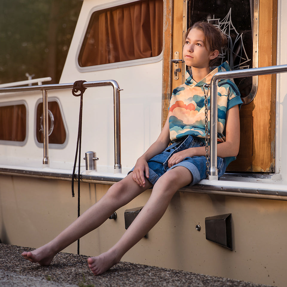 REMNANT 1.15 metre - See You At Six - Cool Clouds French Terry