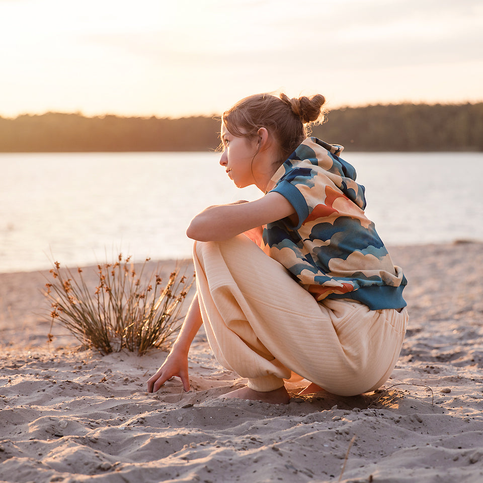 REMNANT 1.15 metre - See You At Six - Cool Clouds French Terry