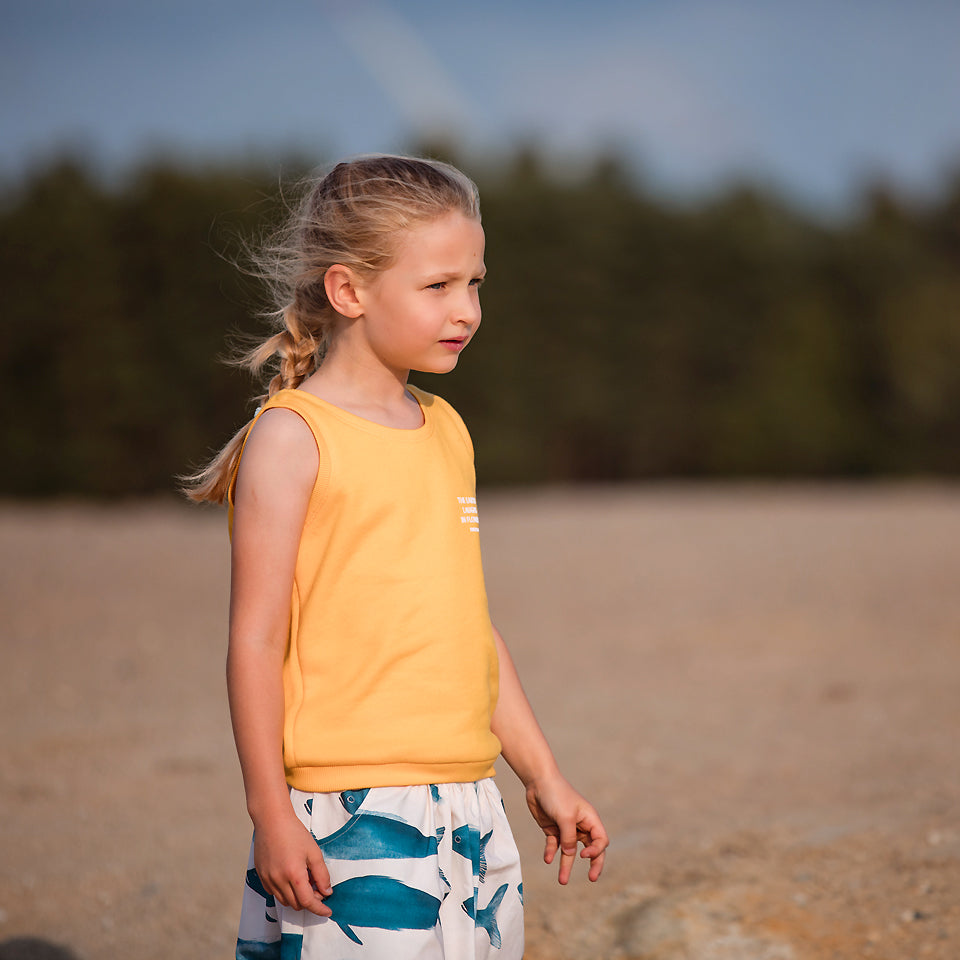 See You At Six - Banana Yellow 3 Thread French Terry Extra Wide