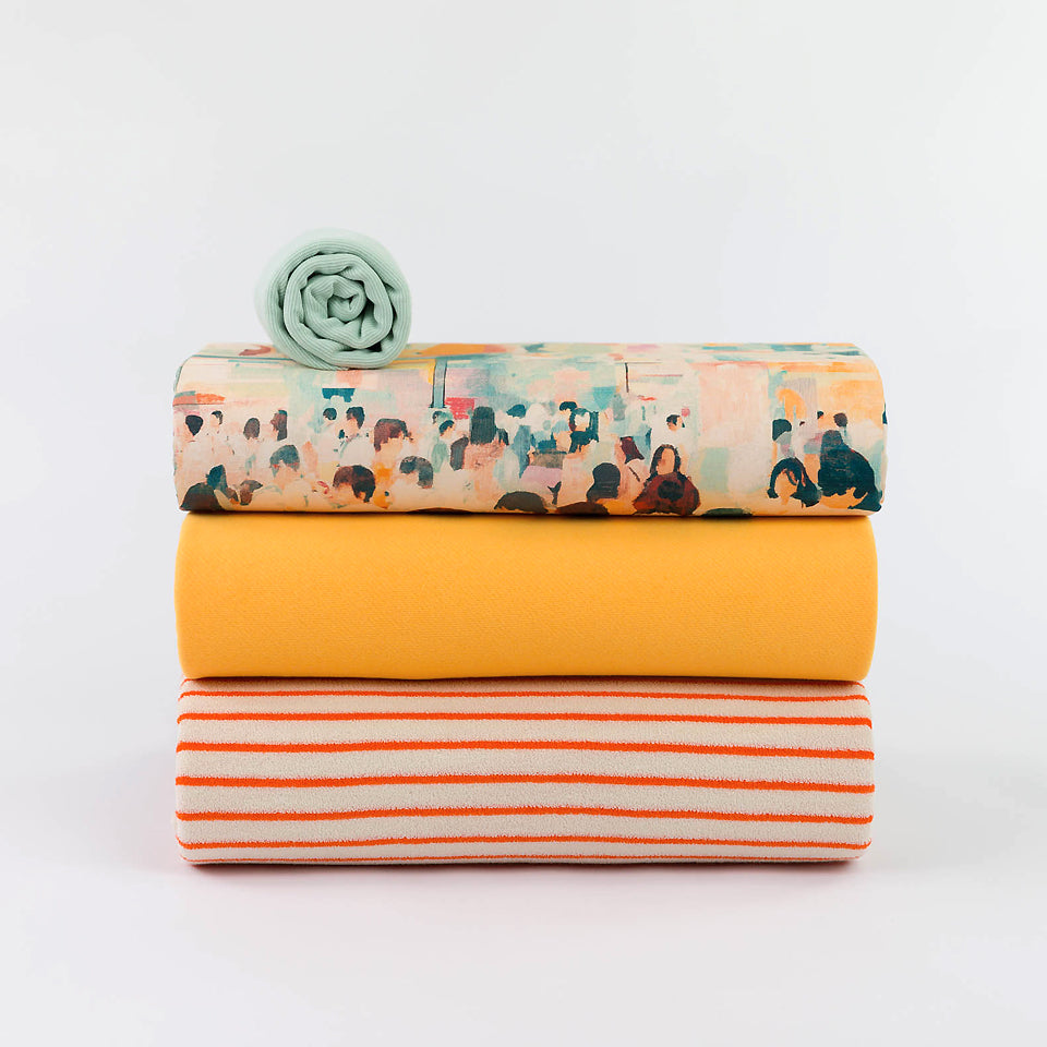 See You At Six - Banana Yellow 3 Thread French Terry Extra Wide