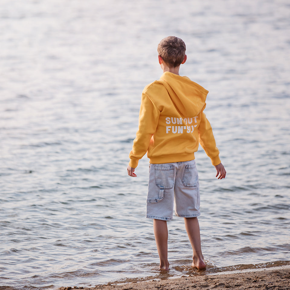 See You At Six - Banana Yellow 3 Thread French Terry Extra Wide