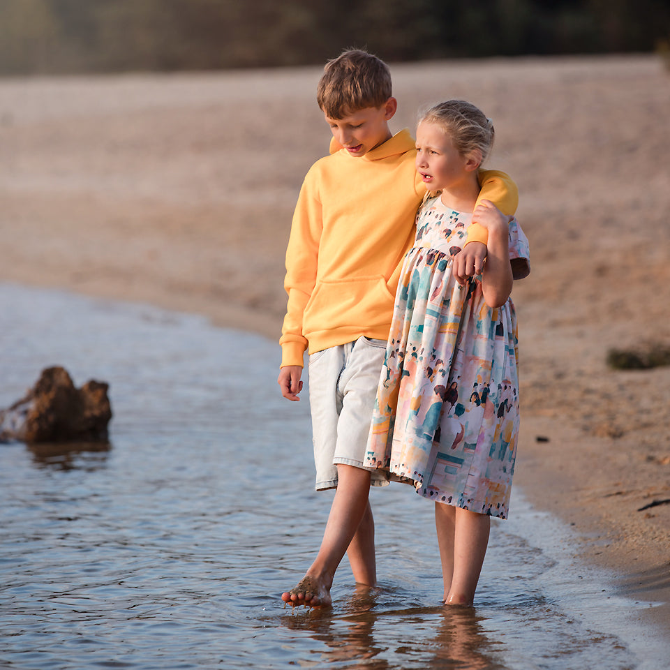 See You At Six - Banana Yellow 3 Thread French Terry Extra Wide