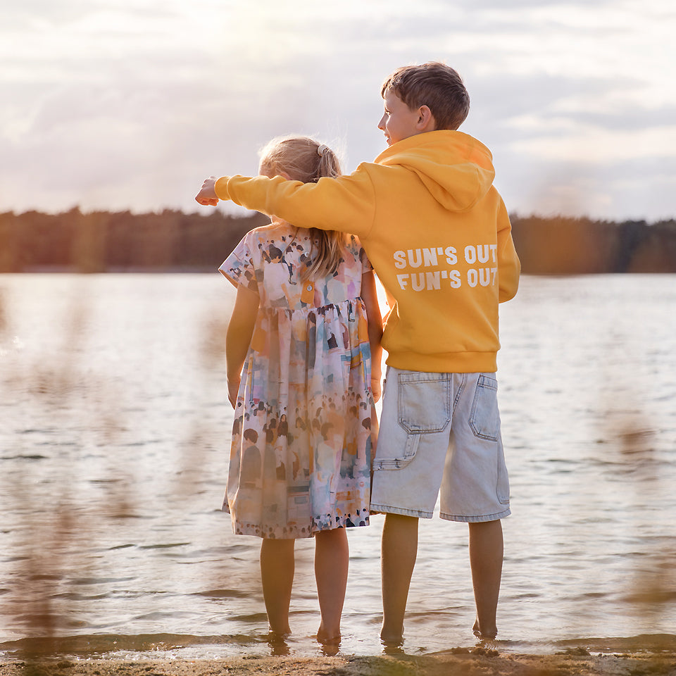 See You At Six - Banana Yellow 3 Thread French Terry Extra Wide