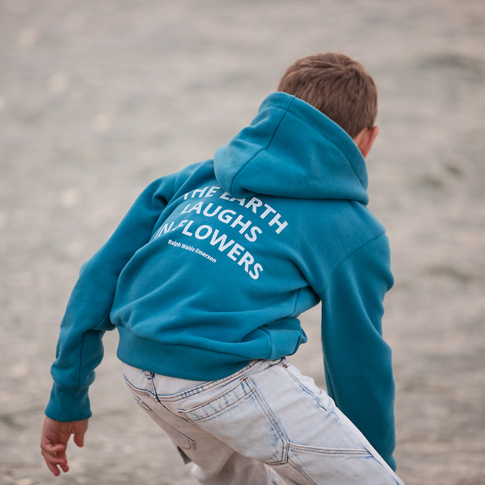 See You At Six - Lagoon Blue 3 Thread French Terry Extra Wide