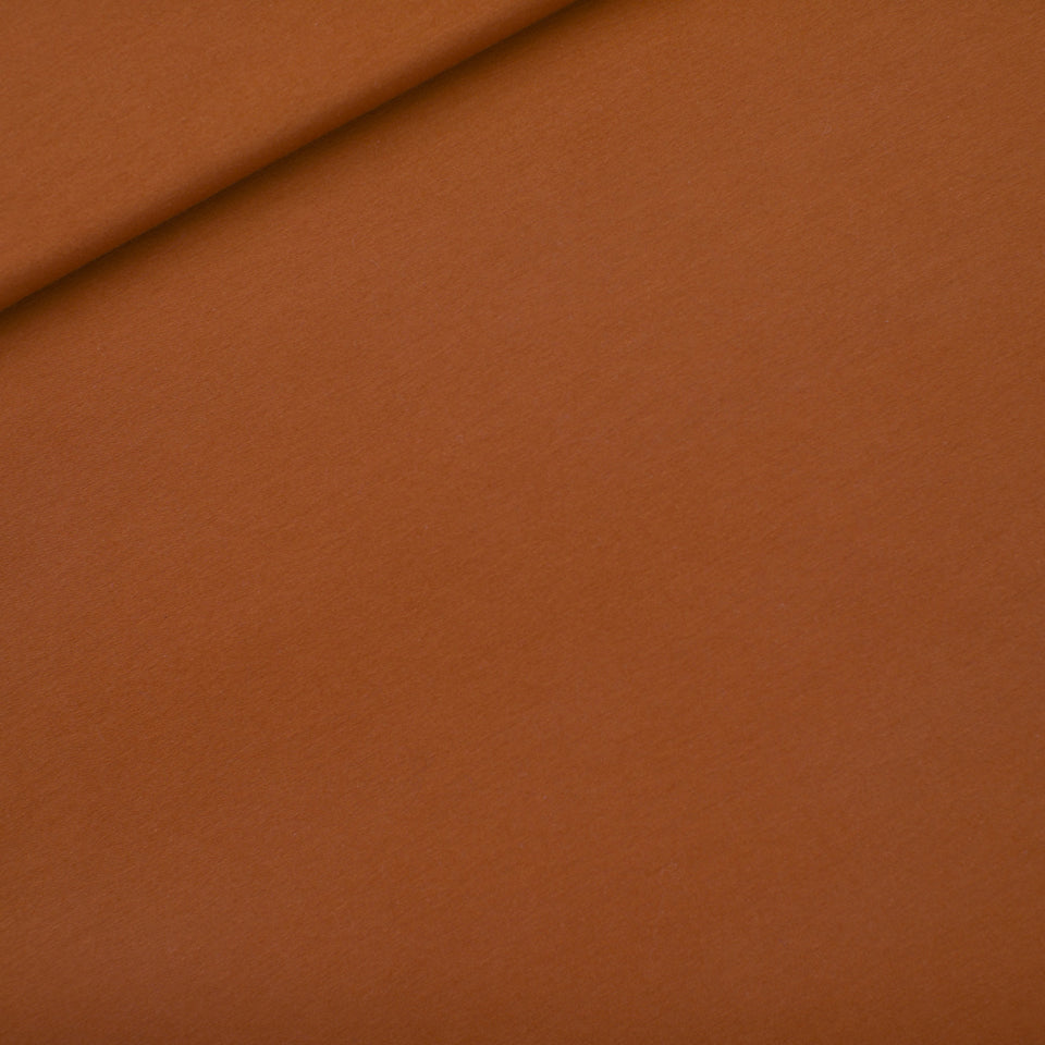 See You At Six - Glazed Ginger Brown Plain French Terry