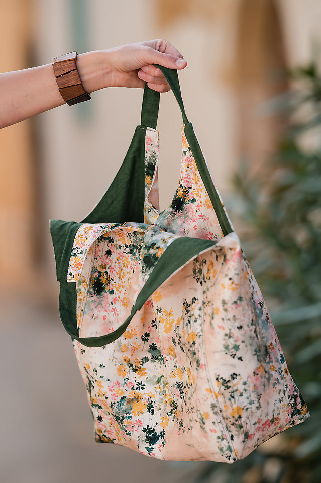 See You At Six - Garden Sky Cotton Canvas Gabardine Twill