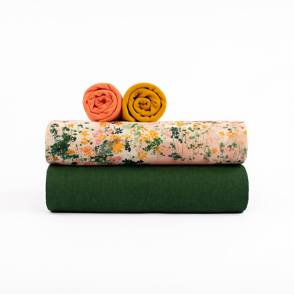 See You At Six - Garden Sky Cotton Double Gauze