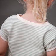 See You At Six - Horizontals 05 in Whisper Beige French Terry