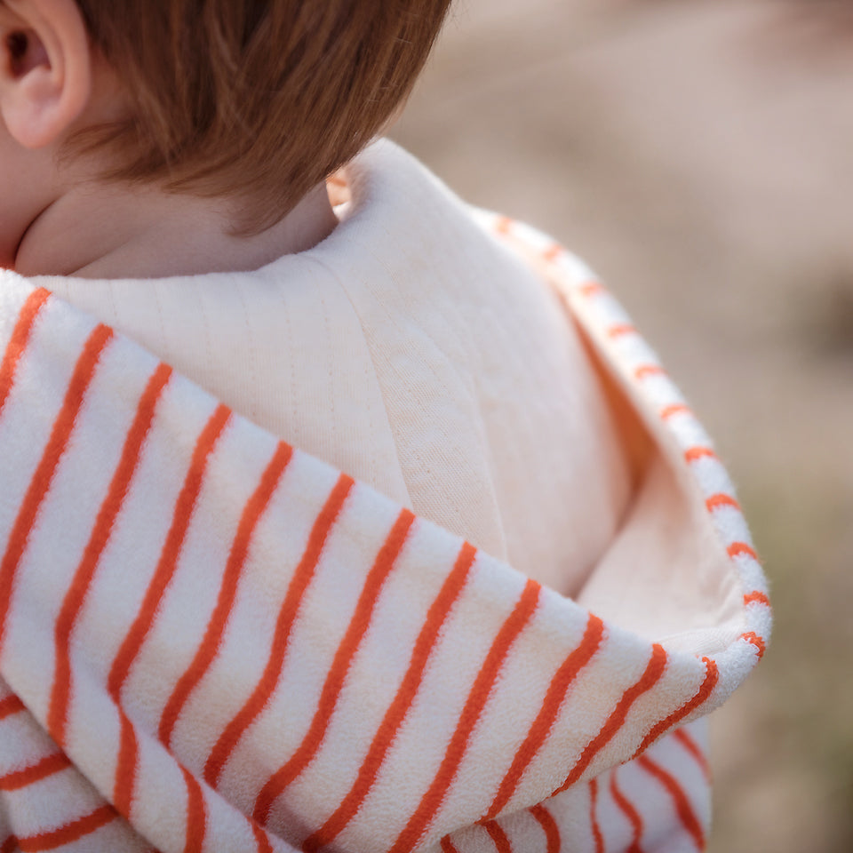 See You At Six - Horizontals in Whisper Beige Sponge Terry Cloth Extra Wide