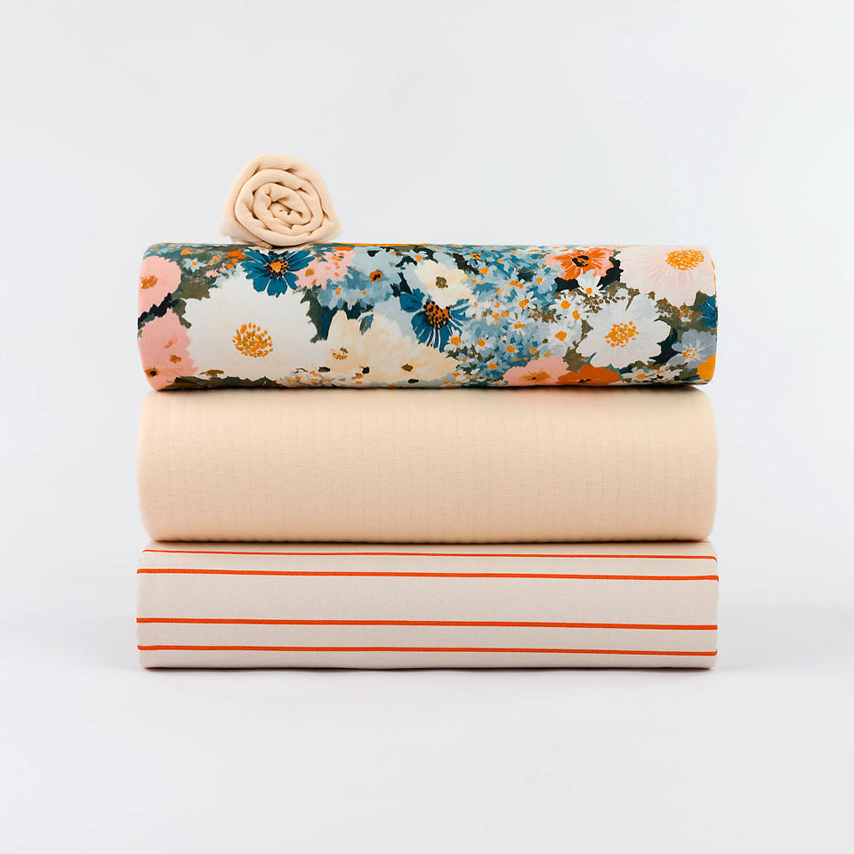 See You At Six - Horizontals NN Cotton Canvas Gabardine Twill