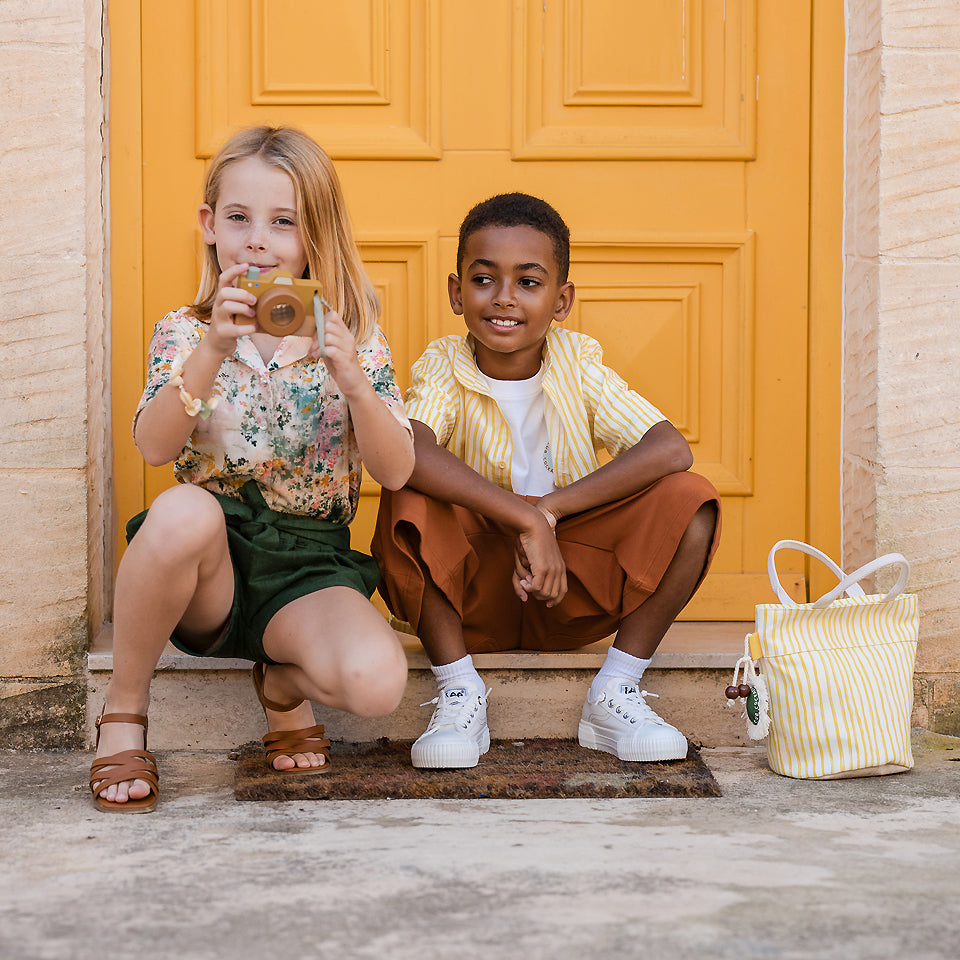 See You At Six - Greener Pastures Linen Viscose Fabric
