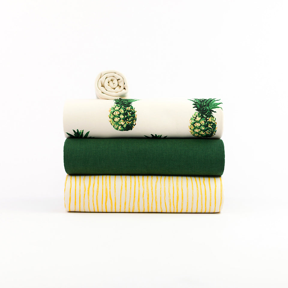 See You At Six - Greener Pastures Linen Viscose Fabric