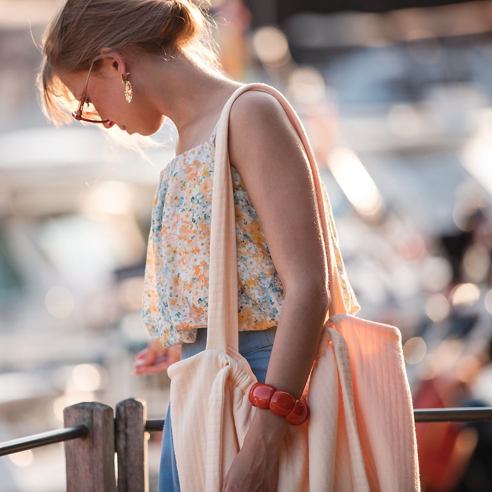 See You At Six - Lots of Flowers Cotton Double Gauze