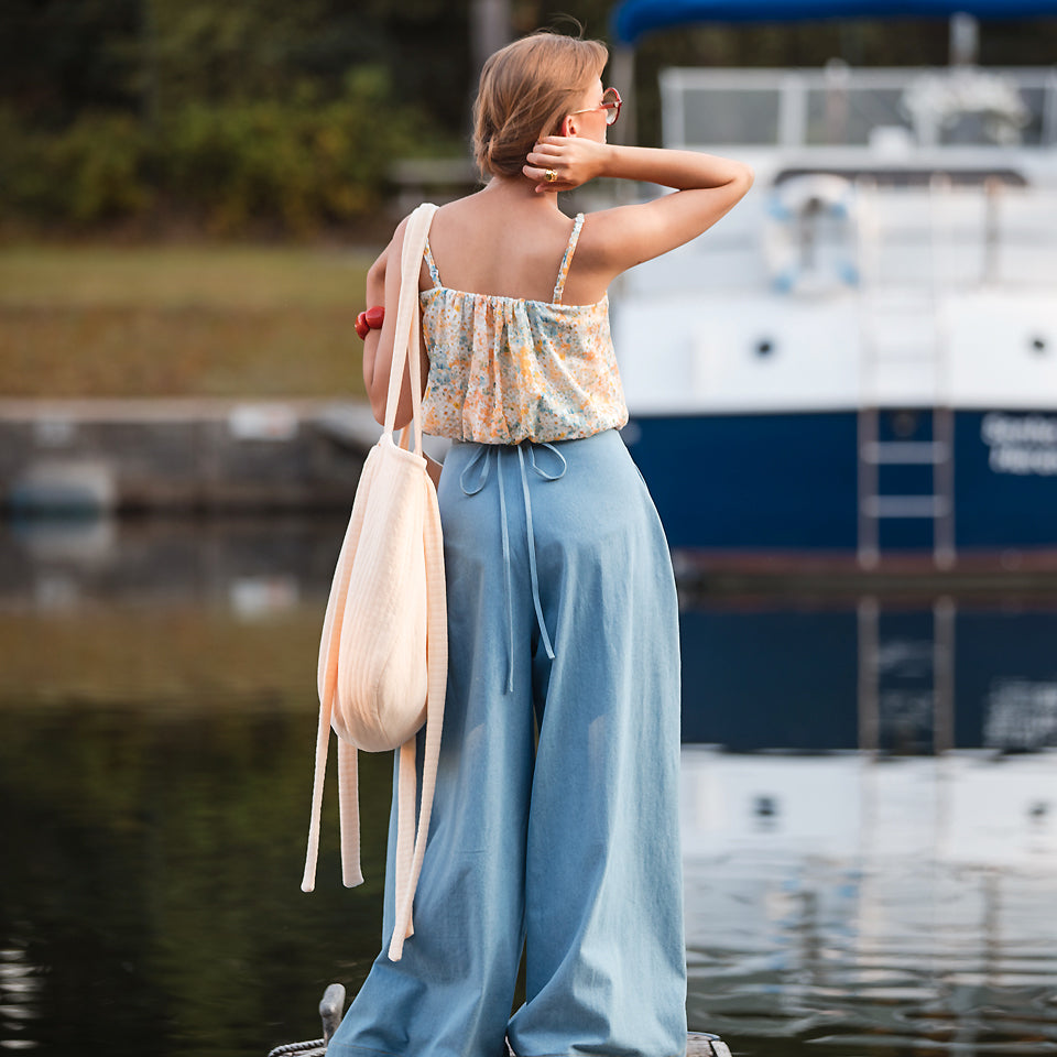 See You At Six - Lots of Flowers Cotton Double Gauze