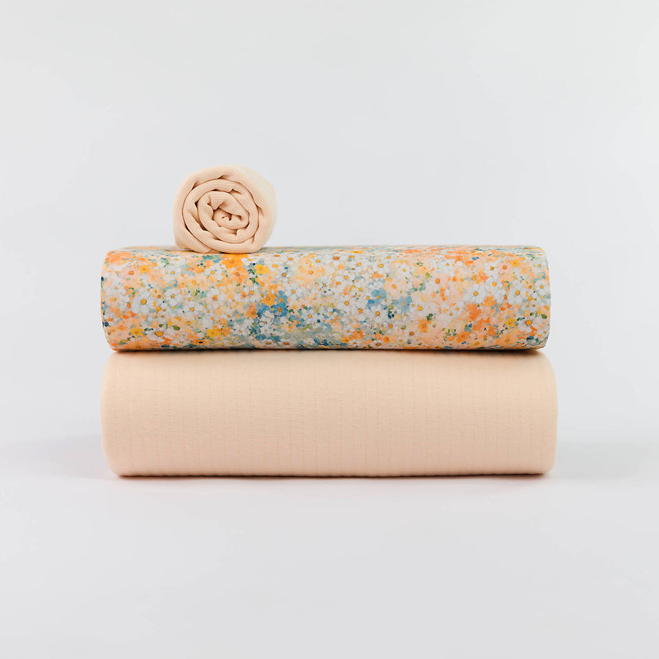 See You At Six - Lots of Flowers Cotton Double Gauze