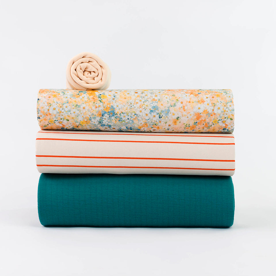 See You At Six - Lots of Flowers Cotton Double Gauze