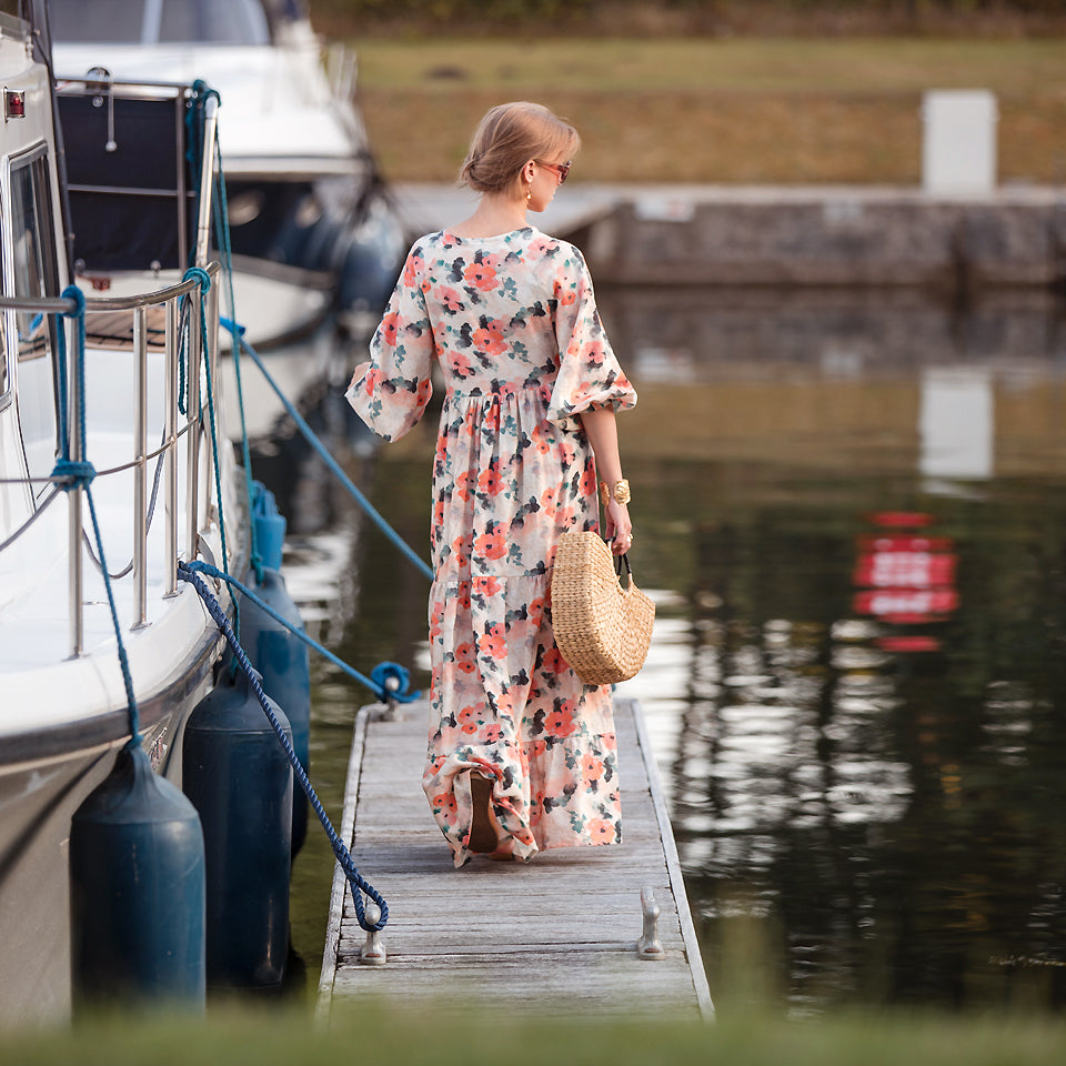 See You At Six - Misty Rose Linen Viscose Fabric