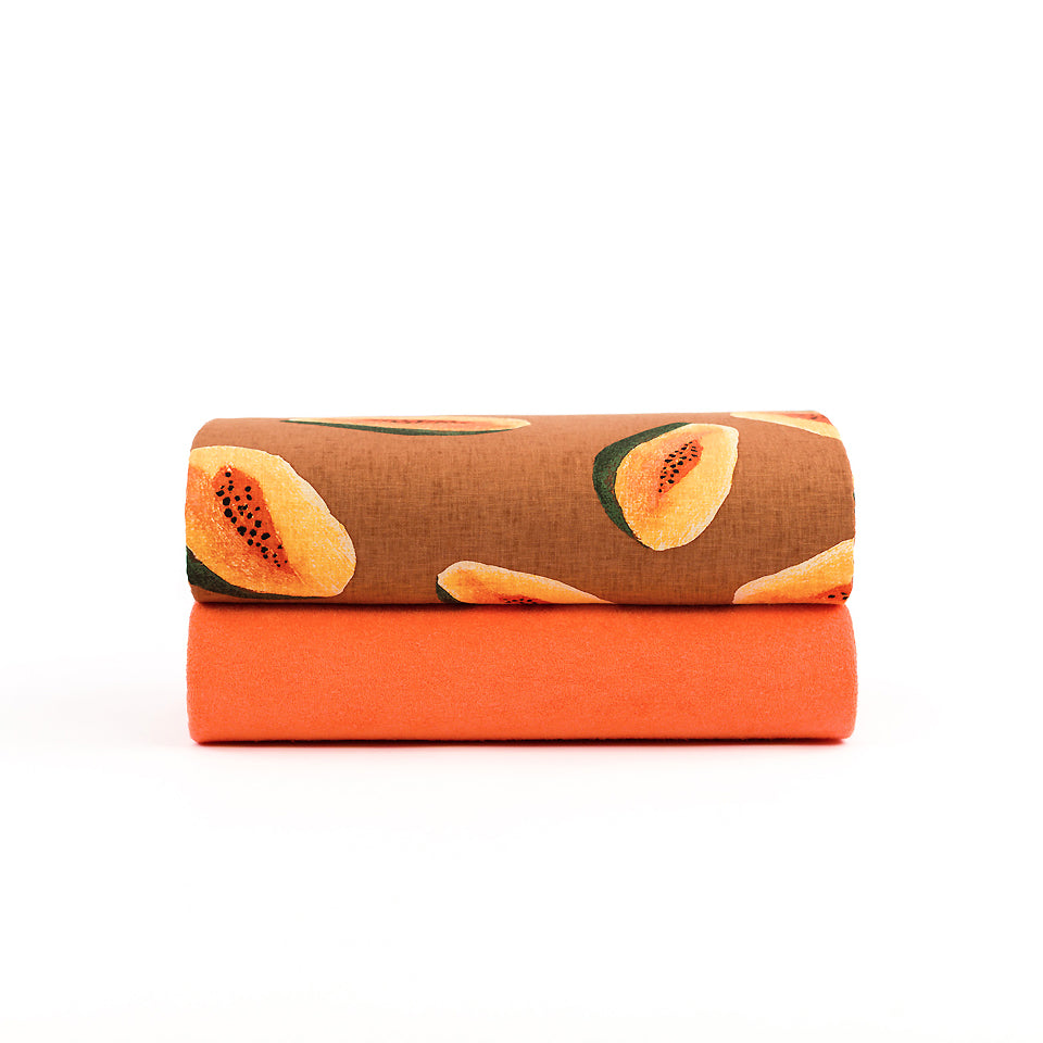 See You At Six - Coral Rose Sponge Terry Cloth Extra Wide