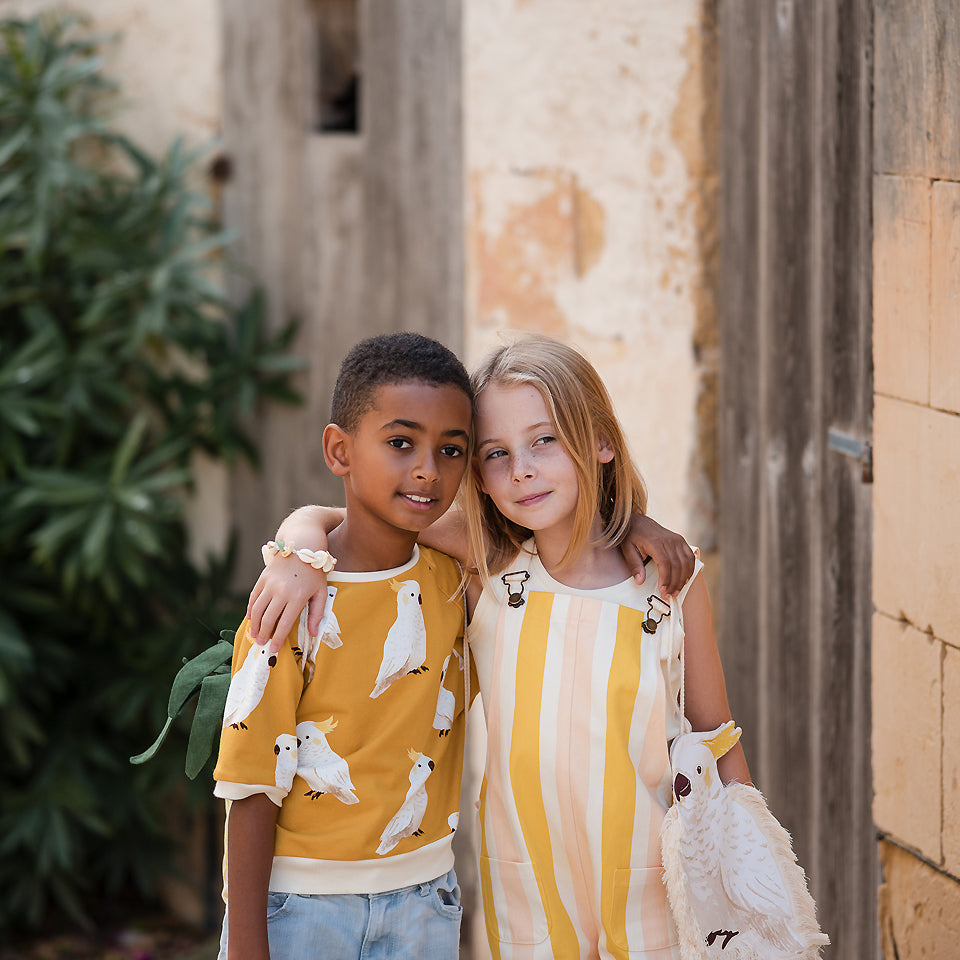 See You At Six - Verticals MW in Papyrus Crème Cotton Canvas Gabardine Twill