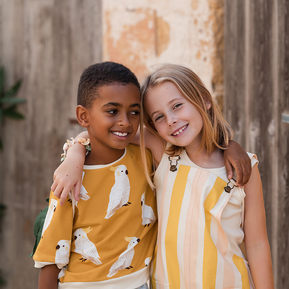 See You At Six - Verticals MW in Papyrus Crème Cotton Canvas Gabardine Twill