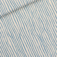 See You At Six - Wiggly Verticals in Papyrus Crème French Terry