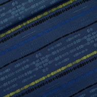 See You At Six - Sound Waves in Oceana Blue Soft Cotton Poplin